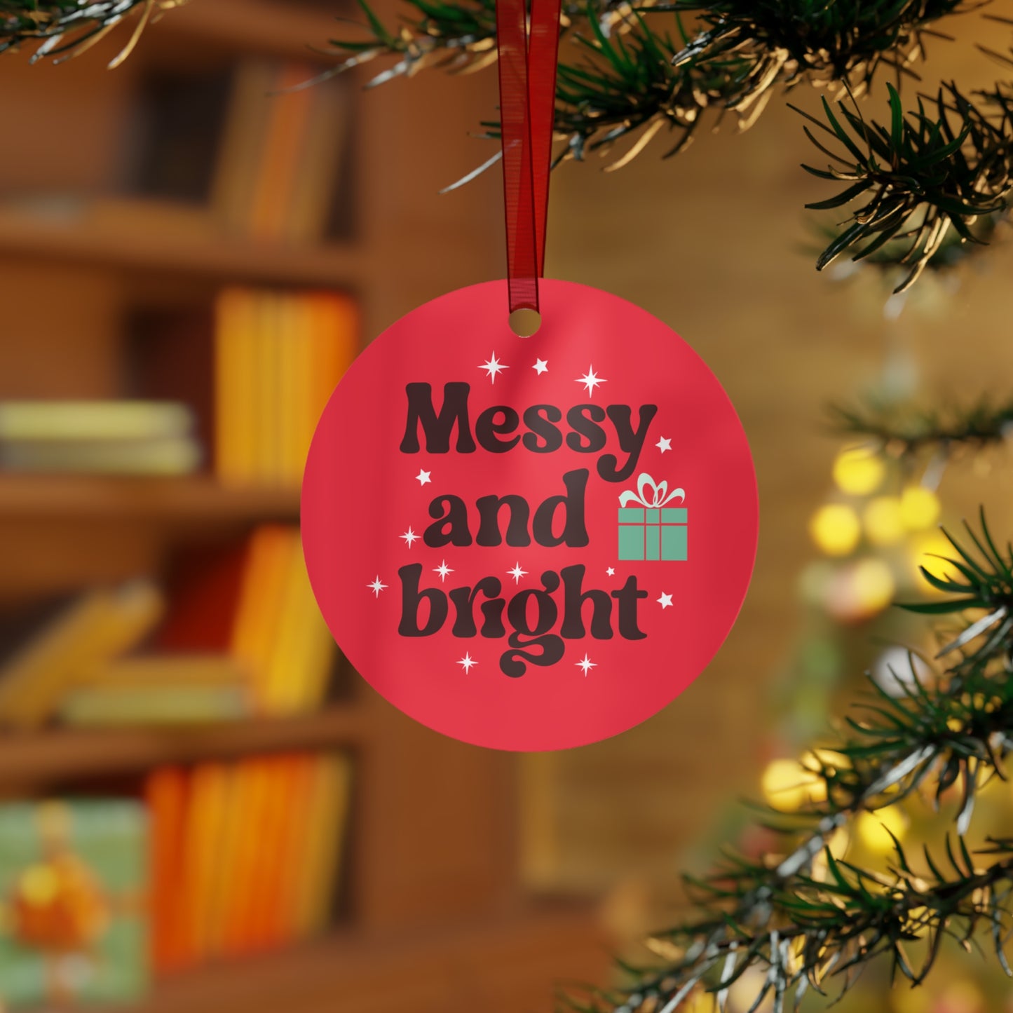 Messy and Bright Christmas Ornament