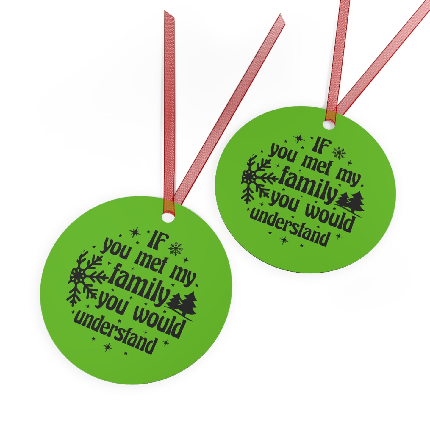 Family Introduction Christmas Ornament
