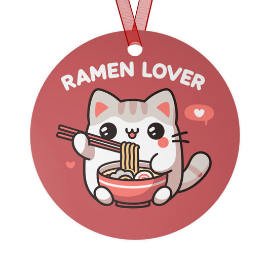 Cat Ramen Lover Christmas Ornament