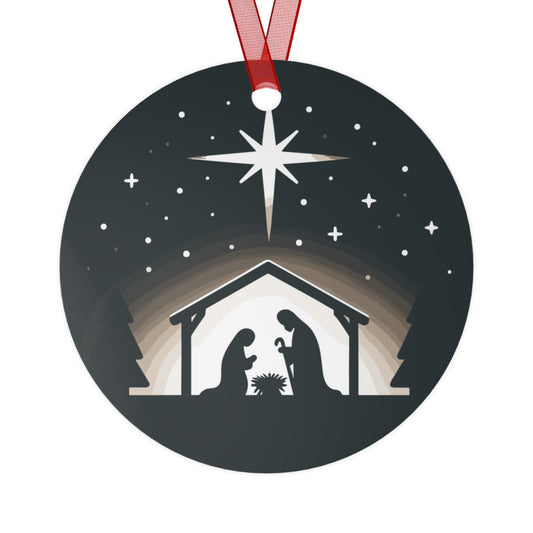 Nativity Scene Christmas Ornament
