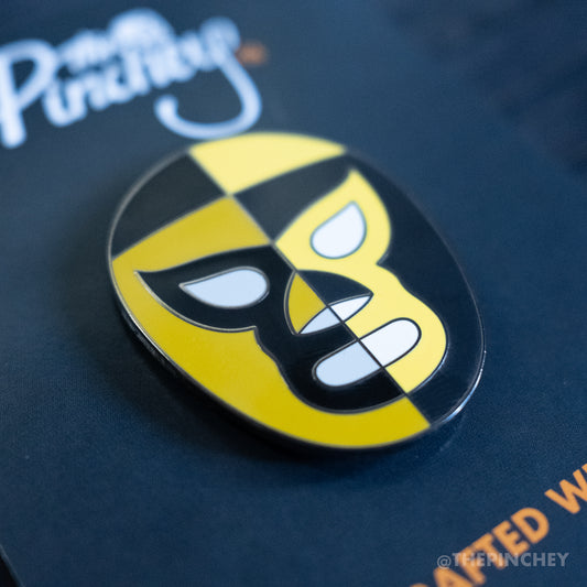 Pierroth Jr. Luchador de Lucha Libre Enamel Pin