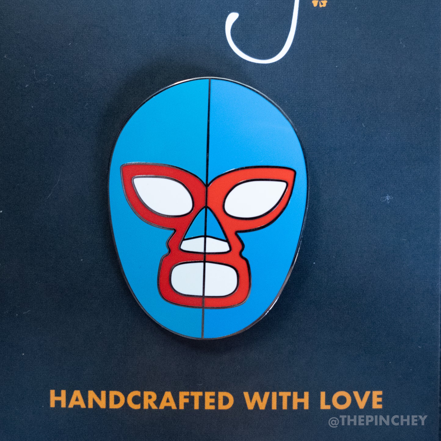 Nacho Libre Luchador Enamel Pin