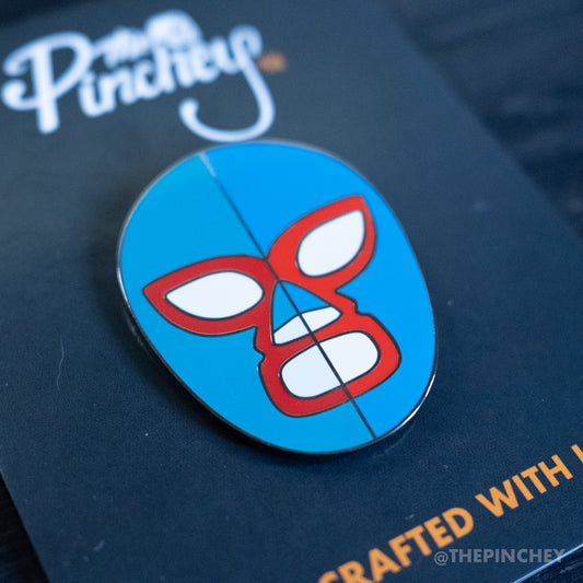Nacho Libre Luchador Enamel Pin