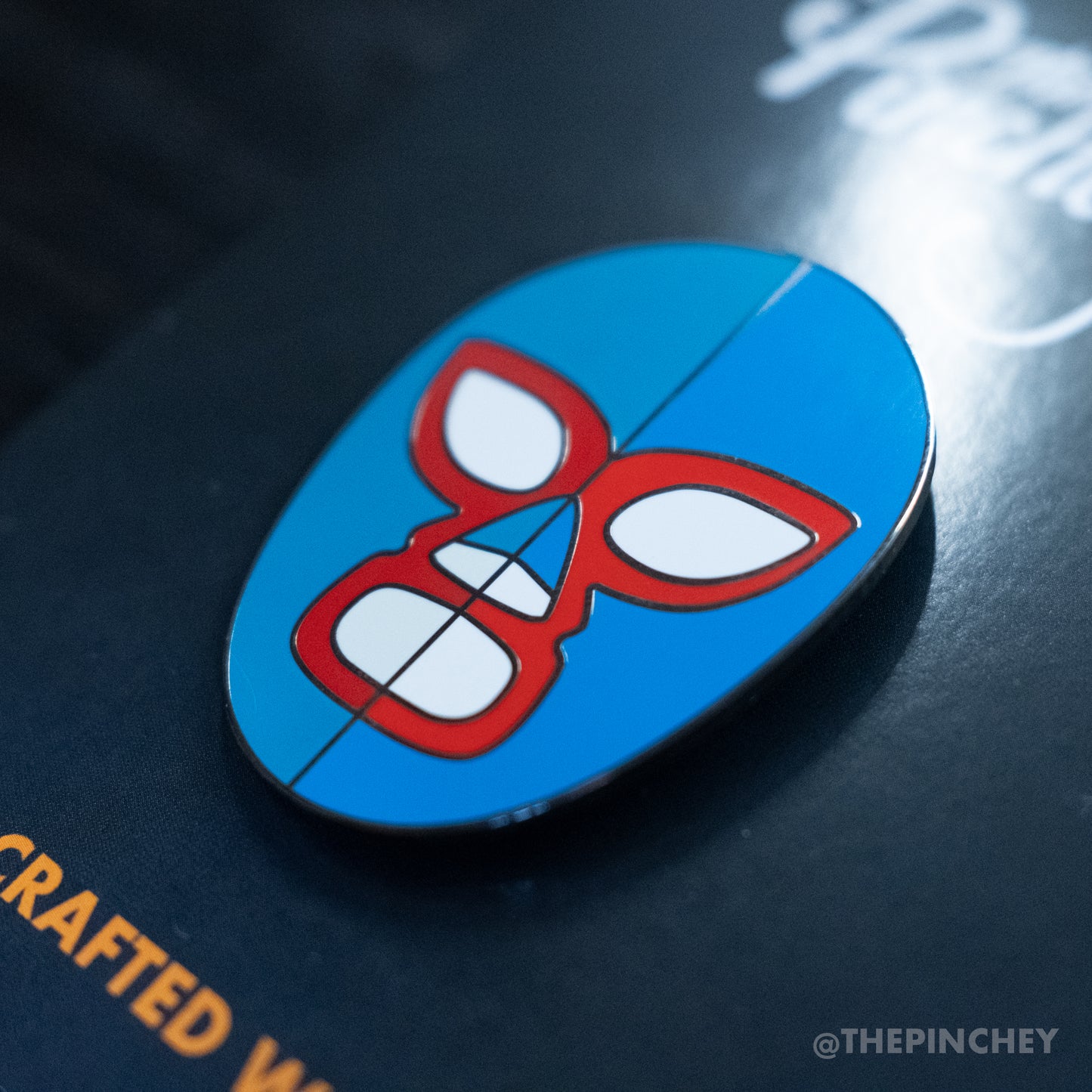 Nacho Libre Luchador Enamel Pin