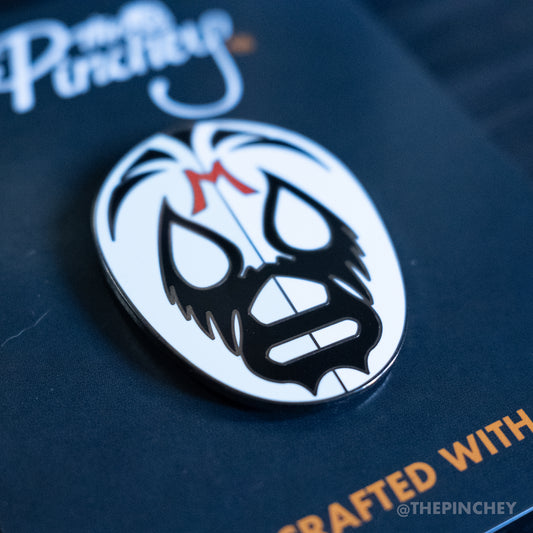 Mil Mascaras Luchador Enamel Pin