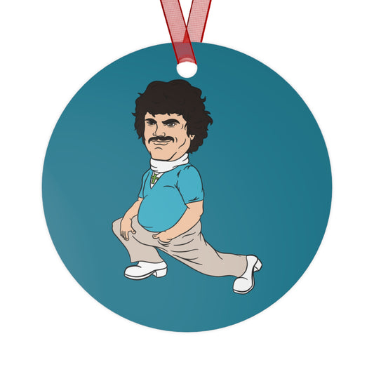 Nacho Libre Stretchy Pants Christmas Metal Ornament