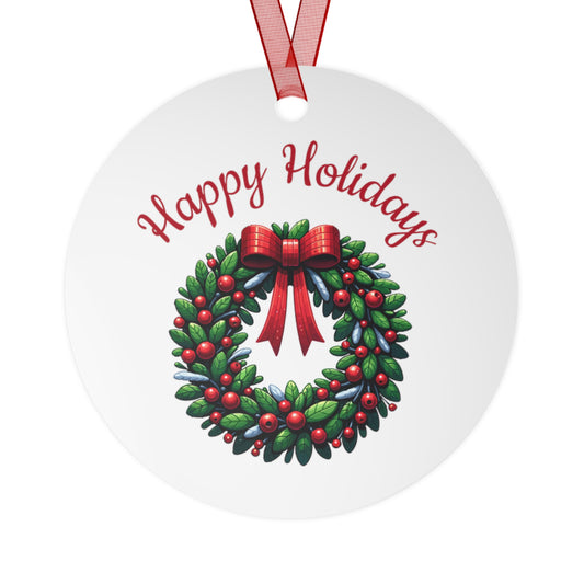 Festive Christmas Wreath Ornament