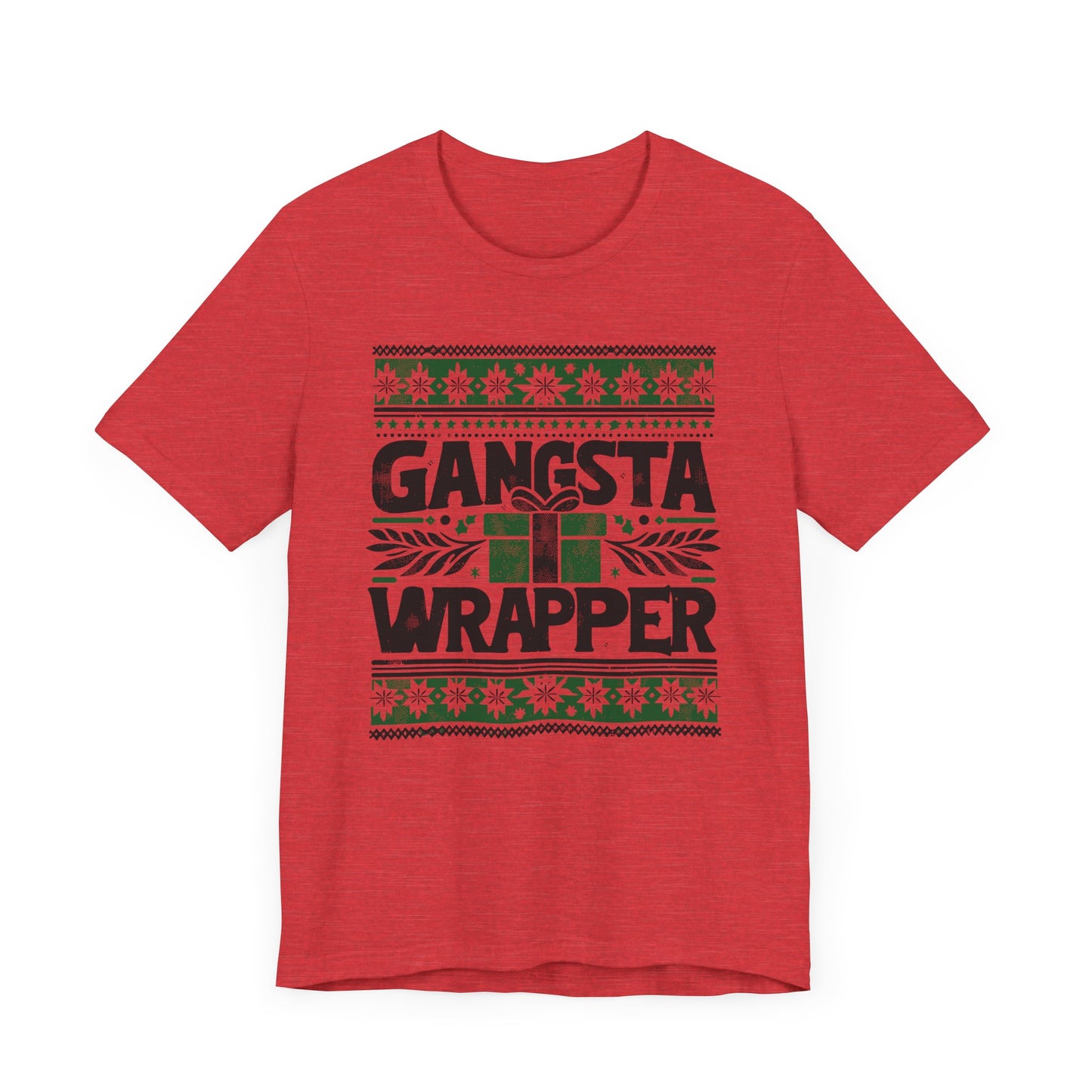Vintage Gangsta Wrapper Christmas T-Shirt