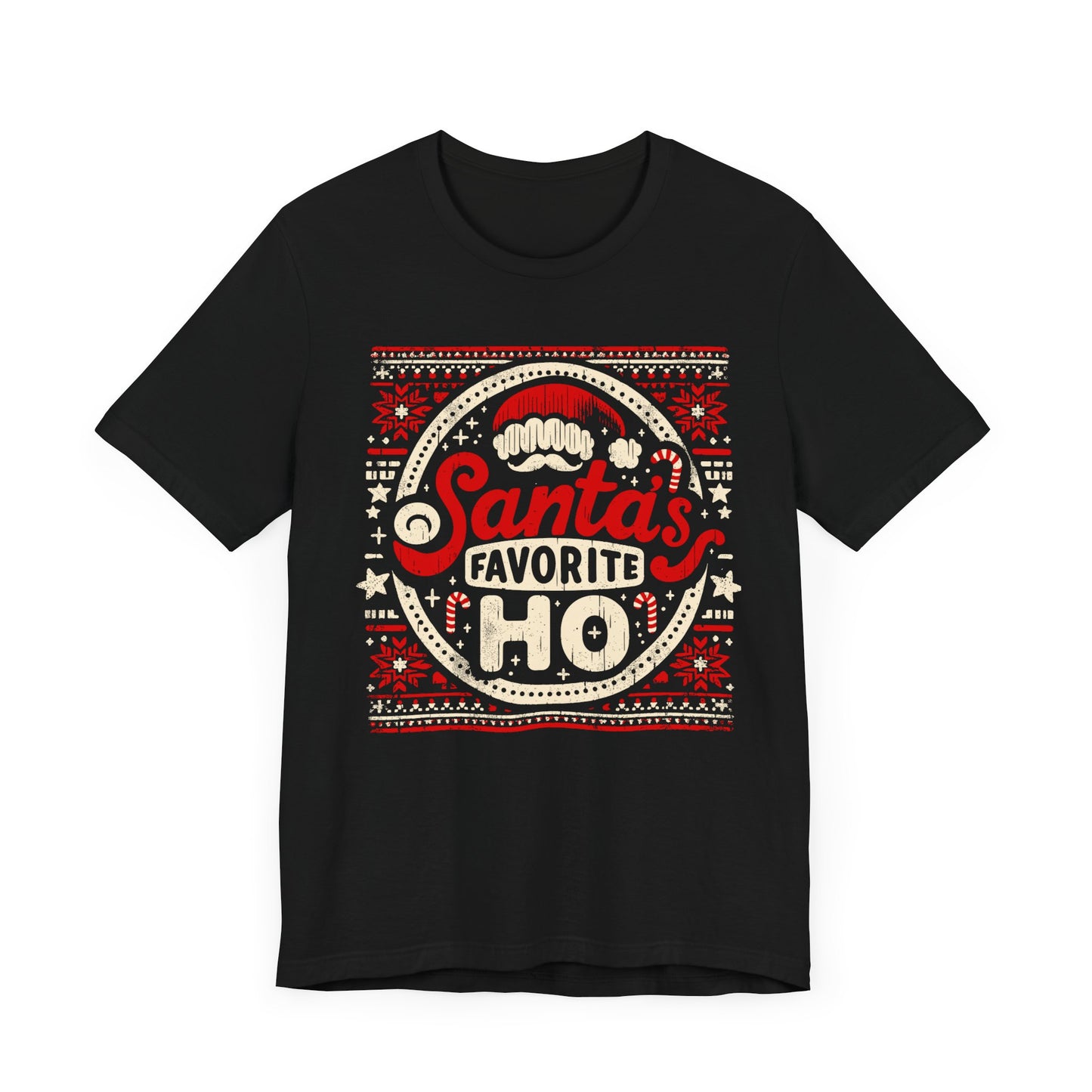 Vintage Santa's Favorite Ho Christmas T-Shirt