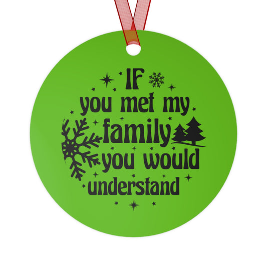 Family Introduction Christmas Ornament
