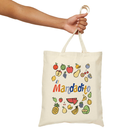 El Mandadito Cotton Canvas Tote Bag