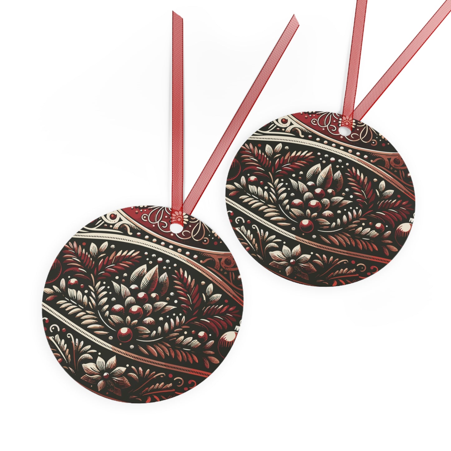 Vintage Christmas Bauble Ornament
