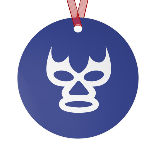 Blue Demon Lucha Libre Christmas Tree Ornament