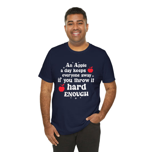 Funny Apple a Day T-Shirt