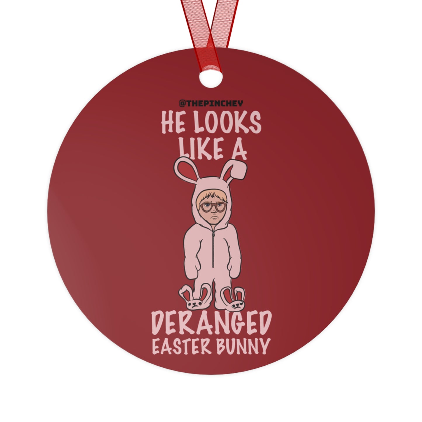 A Christmas Story Deranged Easter Bunny Christmas Ornament