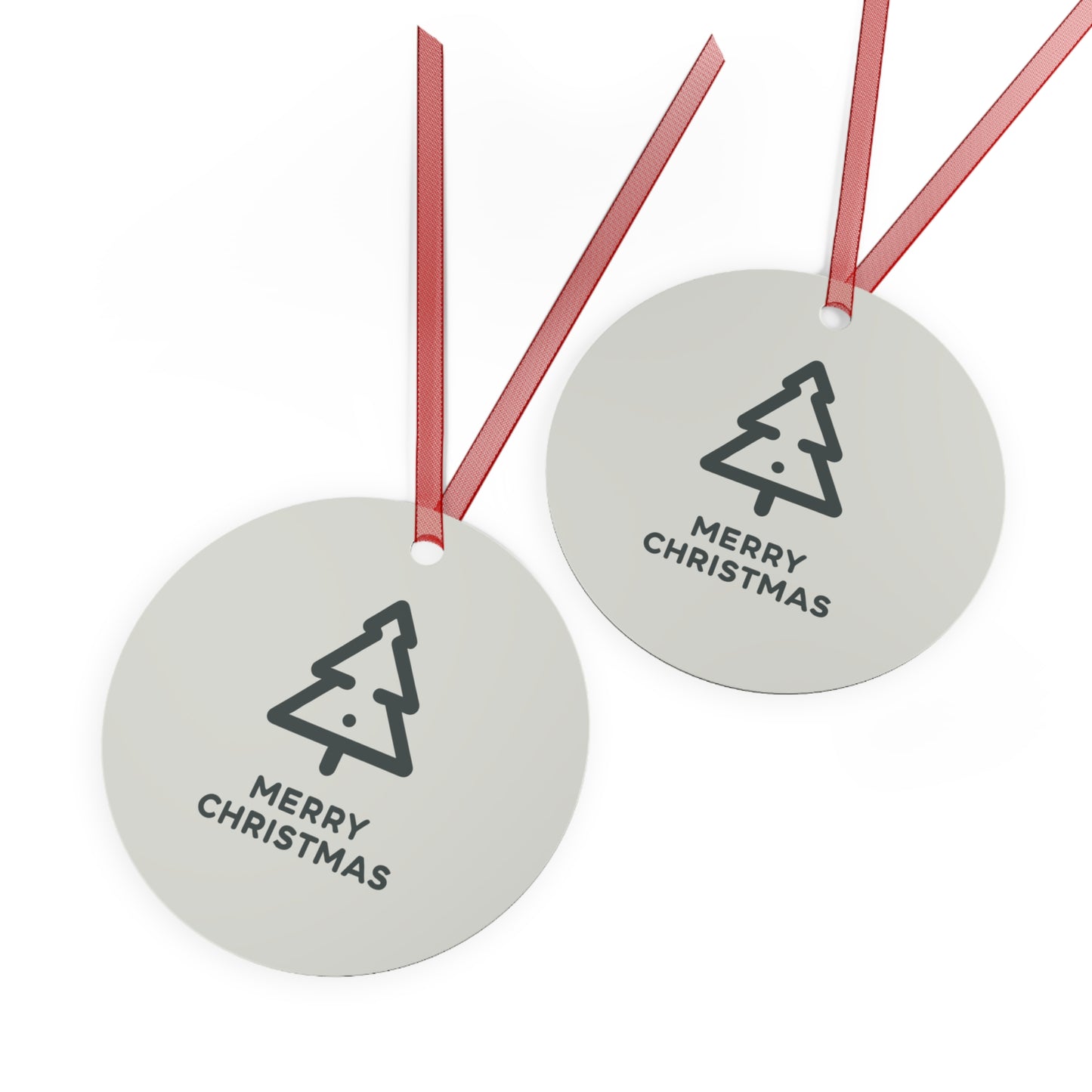 Minimalistic Christmas Tree Ornament