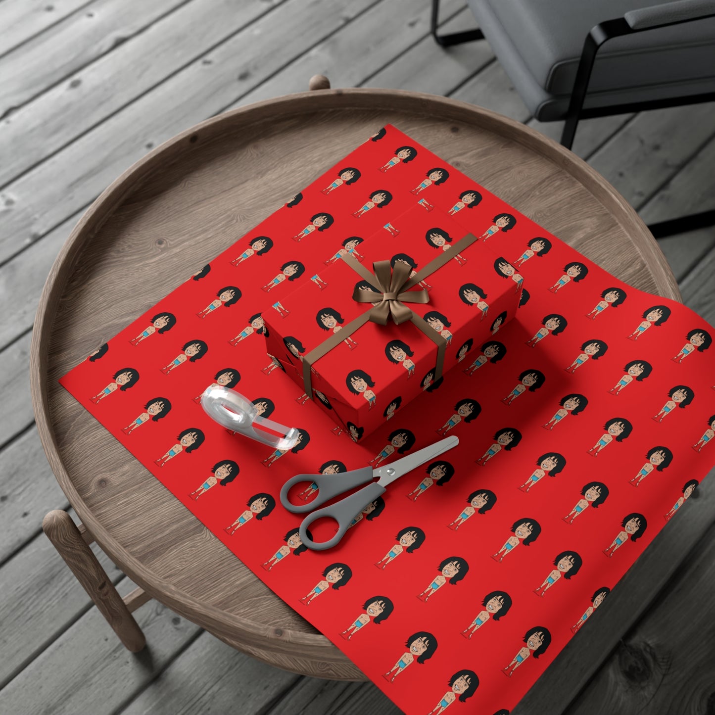 Esqueleto from Nacho Libre Wrapping Paper