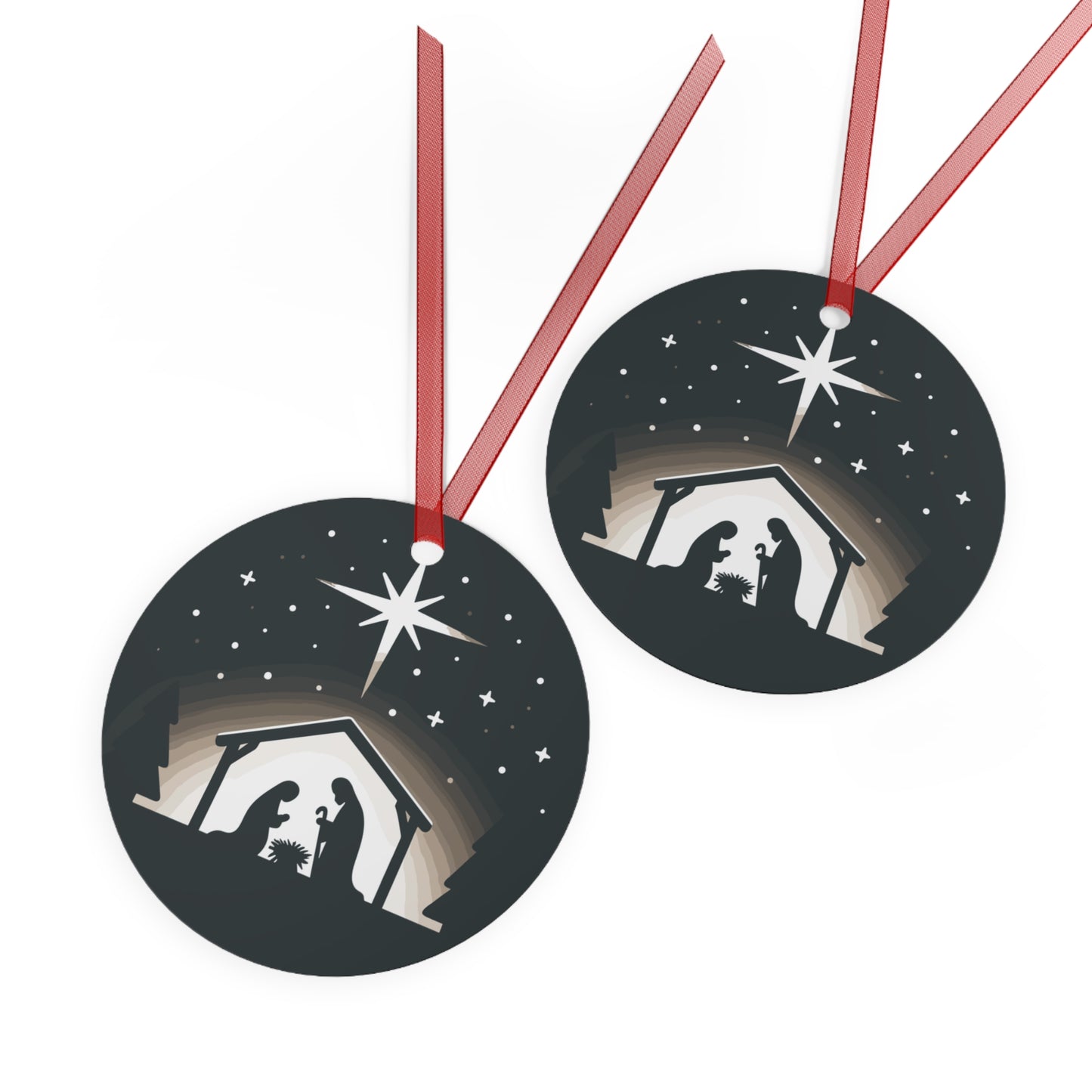 Nativity Scene Christmas Ornament