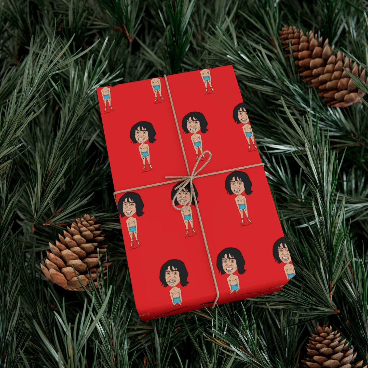 Esqueleto from Nacho Libre Wrapping Paper
