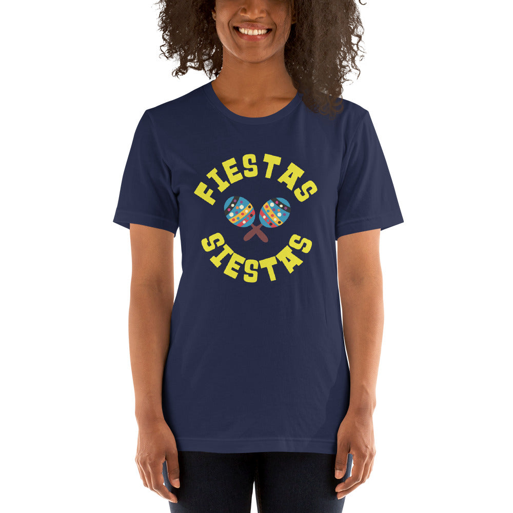 Fiestas Siestas Maracas Unisex T-shirt