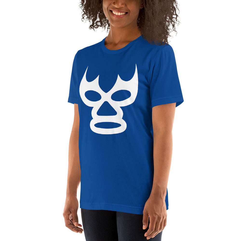 Blue Demon Mexican Wrestler Mask Lucha Libre Unisex T-Shirt