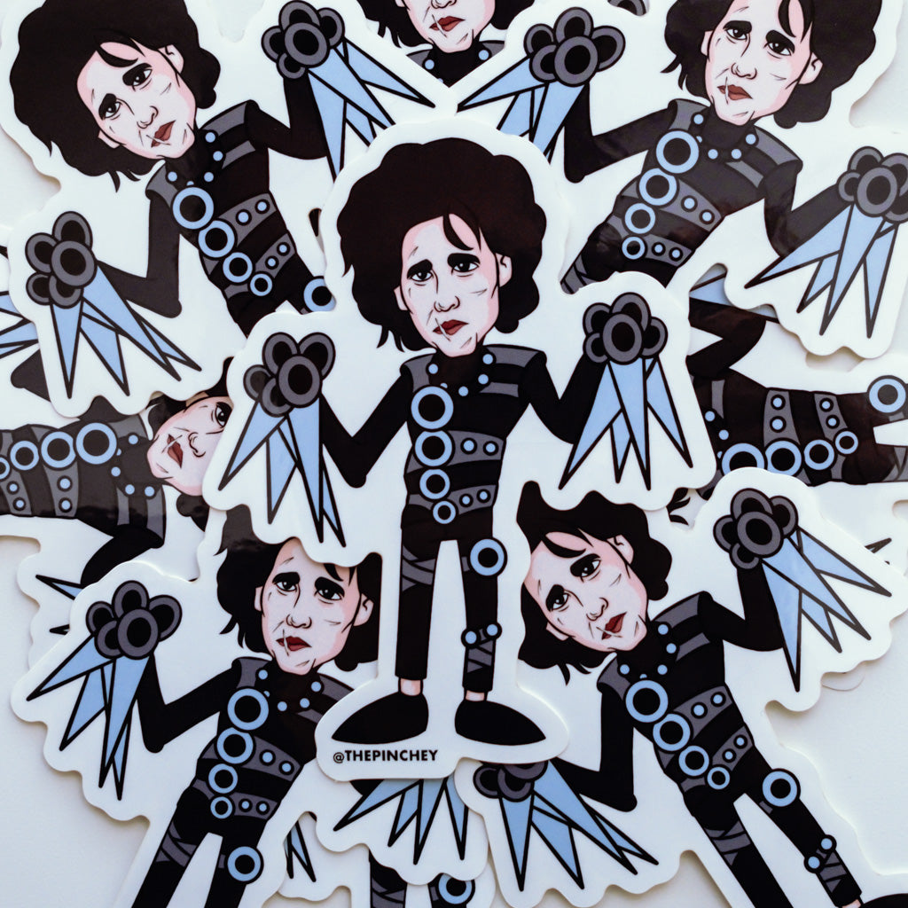 Edward Scissor Hands Sticker