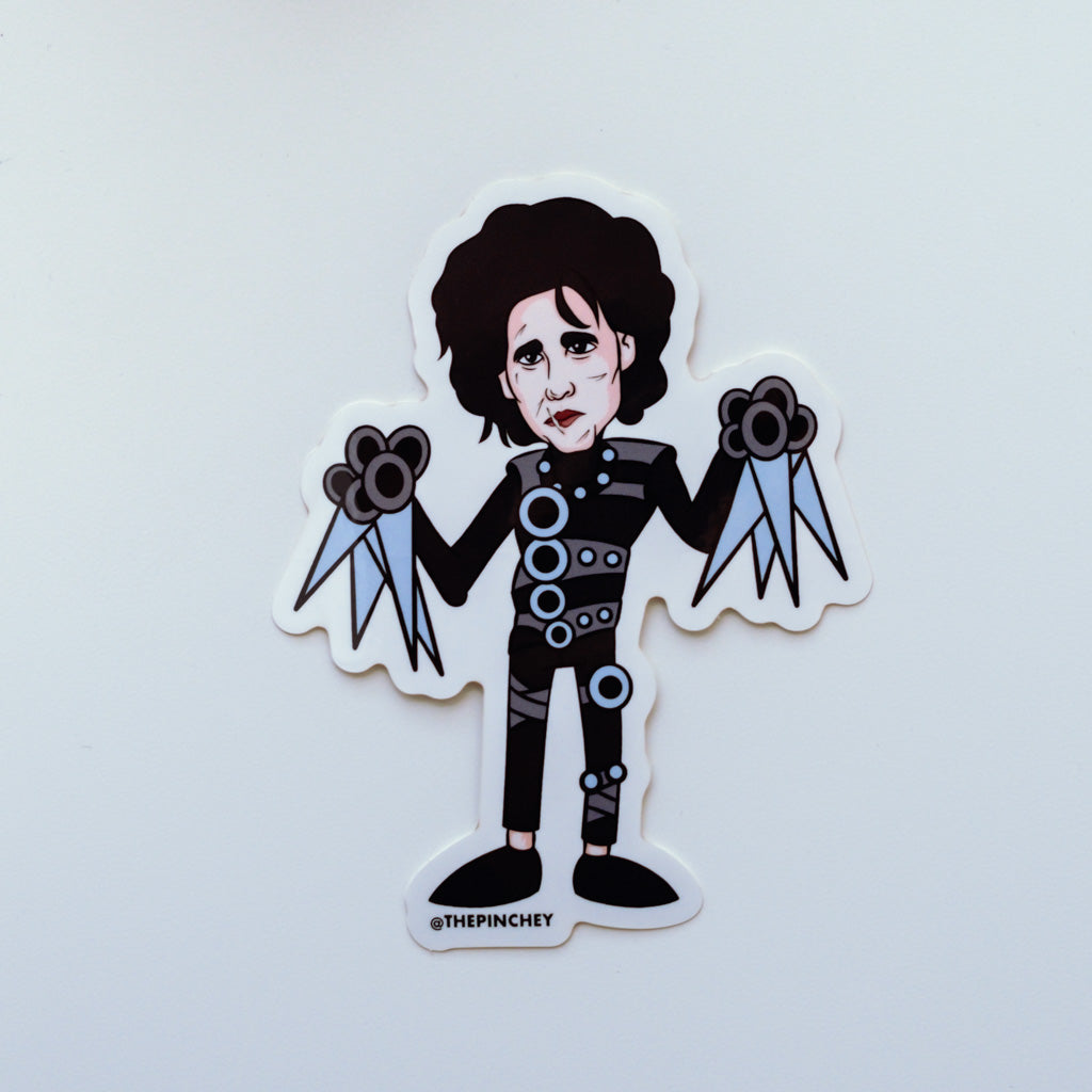 Edward Scissor Hands Sticker