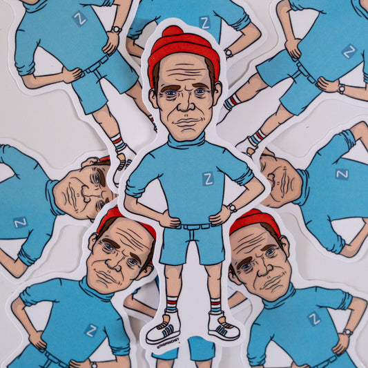 Life Aquatic with Steve Zissou Klaus Daimler Sticker