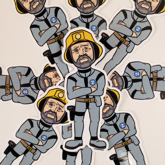 Life Aquatic Steve Zissou Sticker