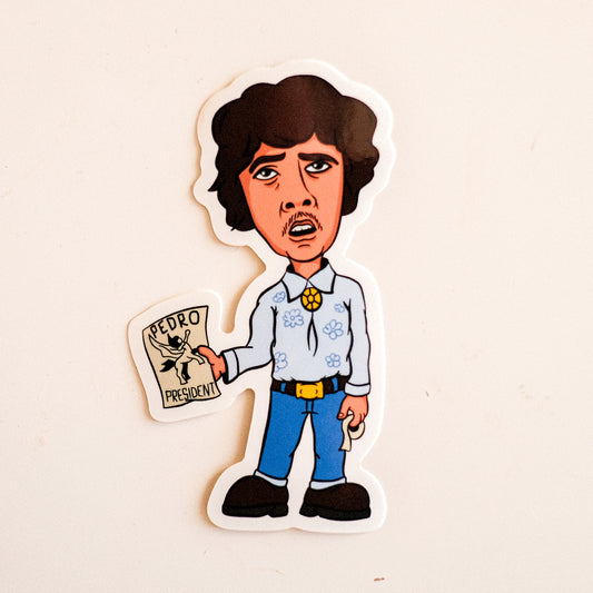 Napoleon Dynamite’s Vote for Pedro Sticker