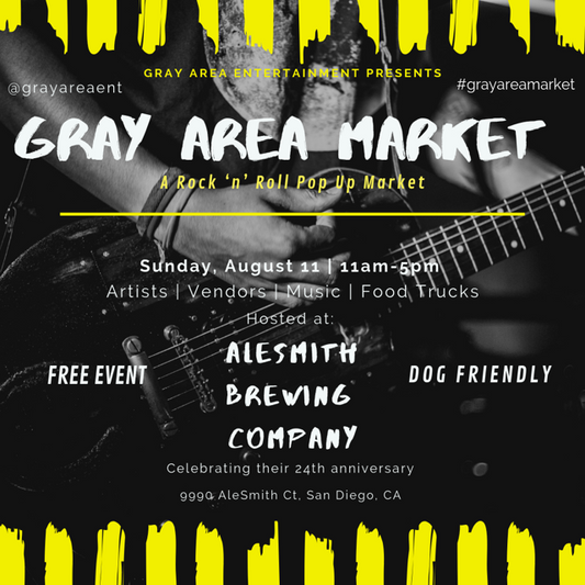 Show alert: Gray Area Market at Alesmith Brewery