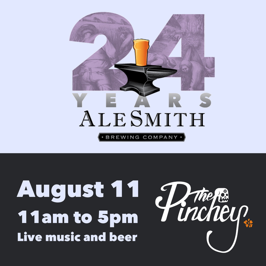 Event Alert - Alesmith Brewery 24 year Anniversary Event