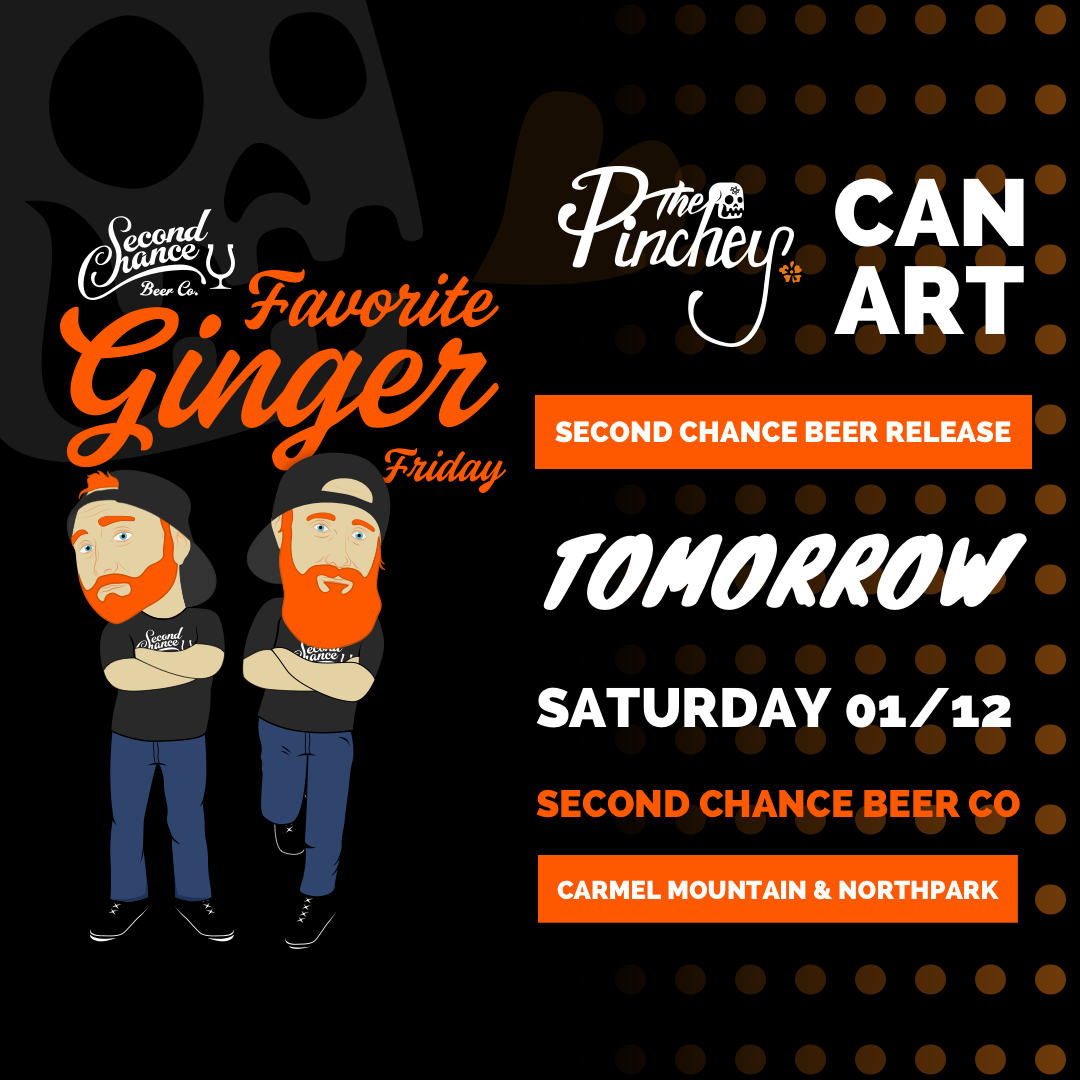 Tomorrow! Can art collaboration with Second Chance Beer Co.