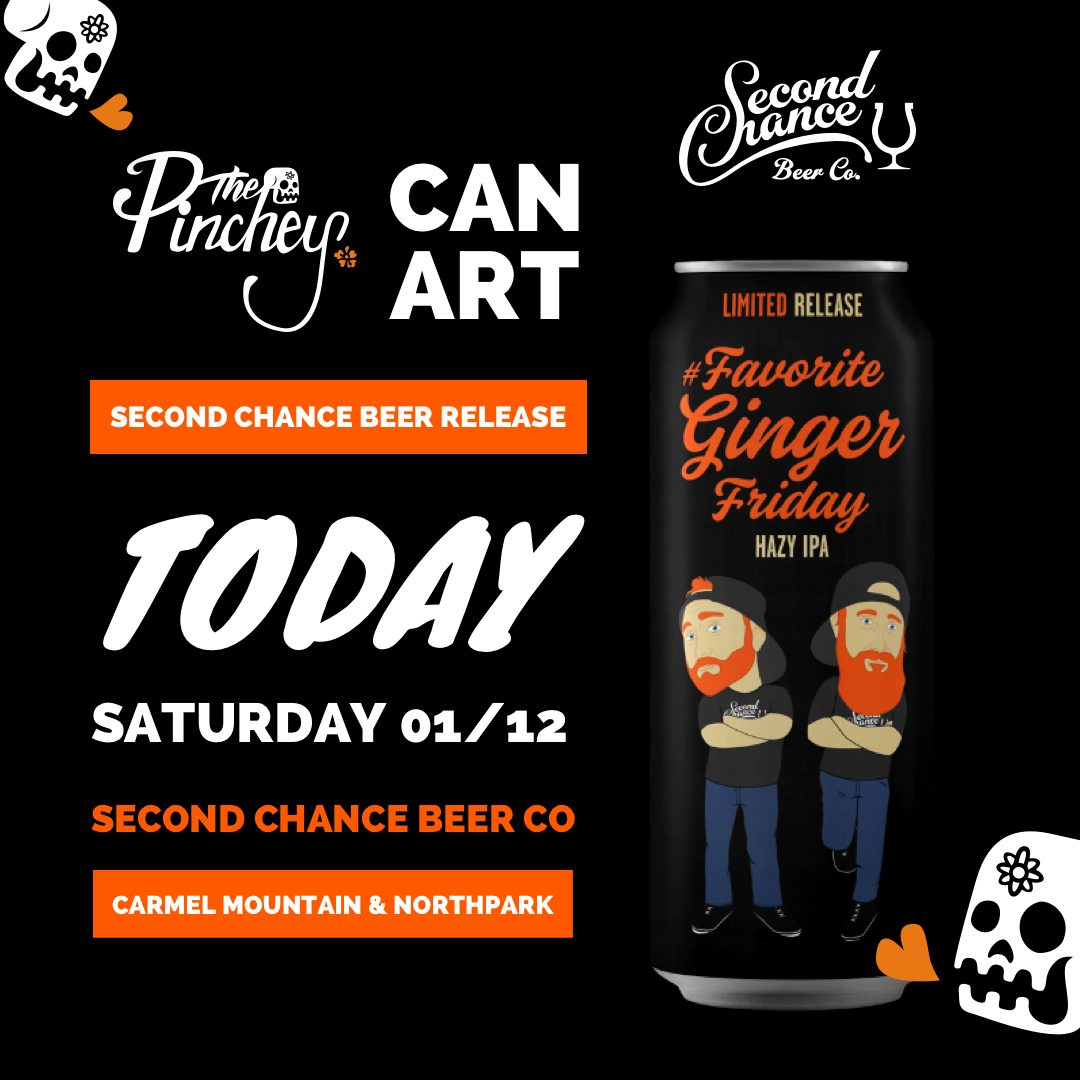 Today! Can art collaboration with Second Chance Beer Co.