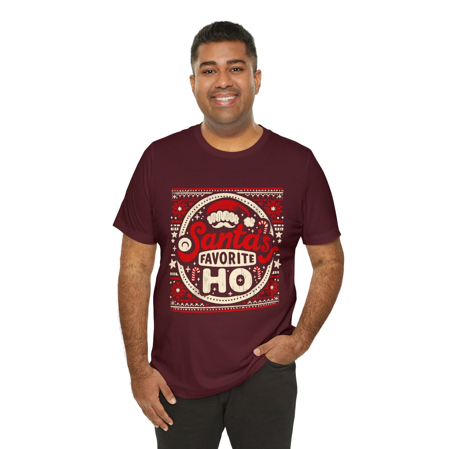 Vintage Santa's Favorite Ho Christmas T-Shirt