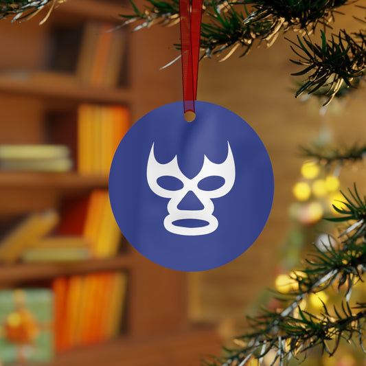 Blue Demon Lucha Libre Christmas Tree Ornament