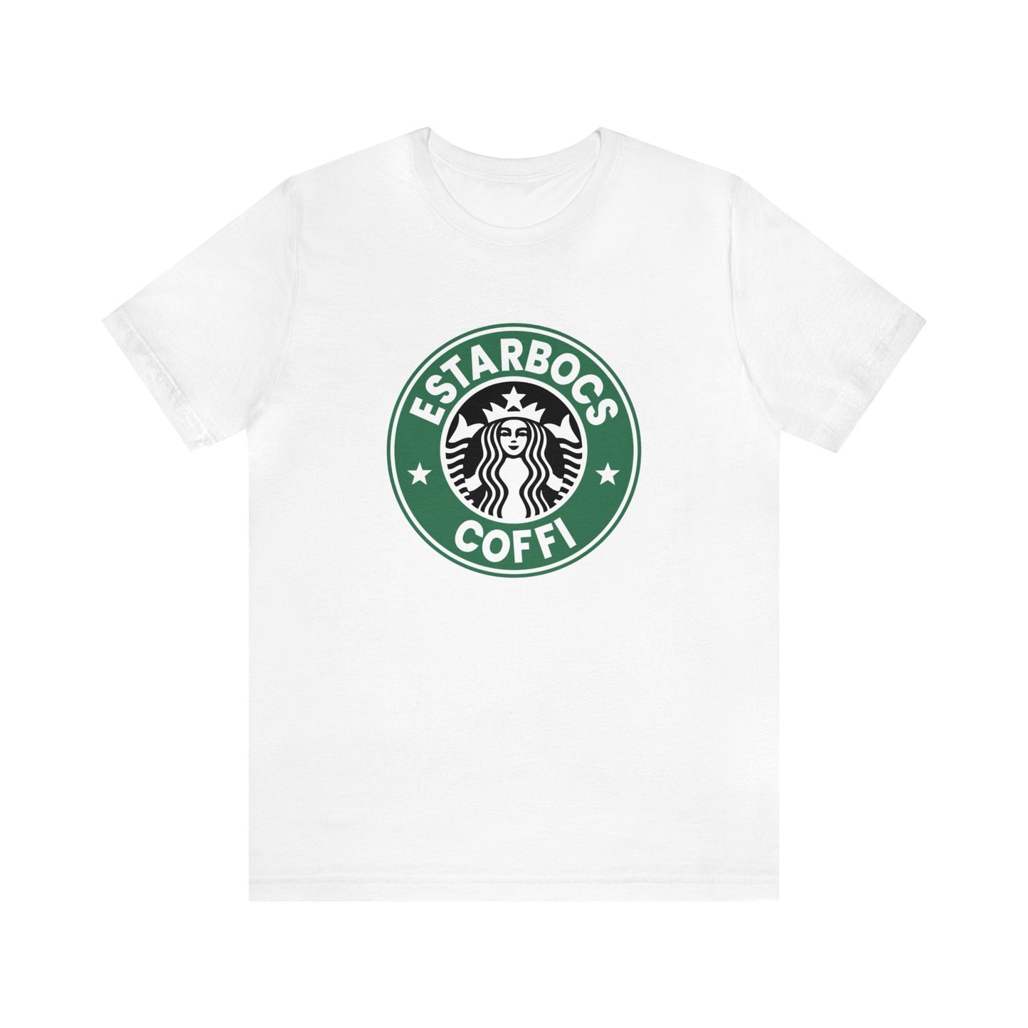 Estarbocs Coffi T-Shirt - Funny Parody Starbucks Coffee T-Shirt