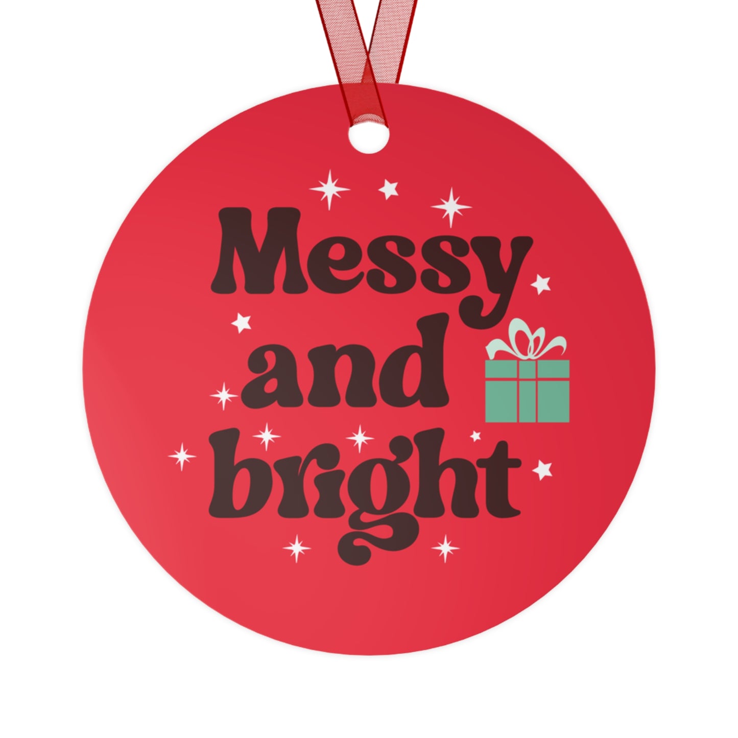 Messy and Bright Christmas Ornament