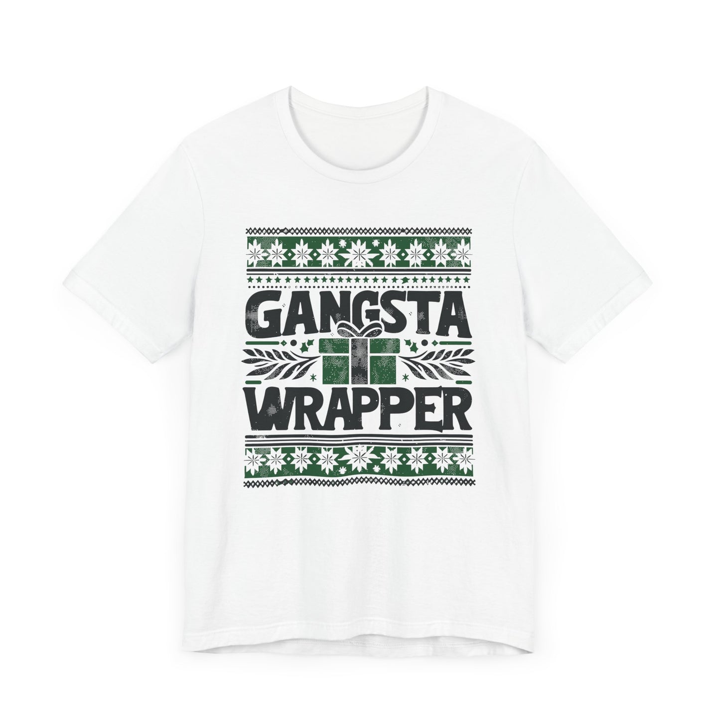 Vintage Gangsta Wrapper Christmas T-Shirt