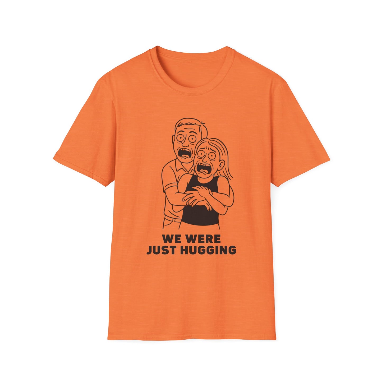 We Were Just Hugging Kiss Cam T-Shirt