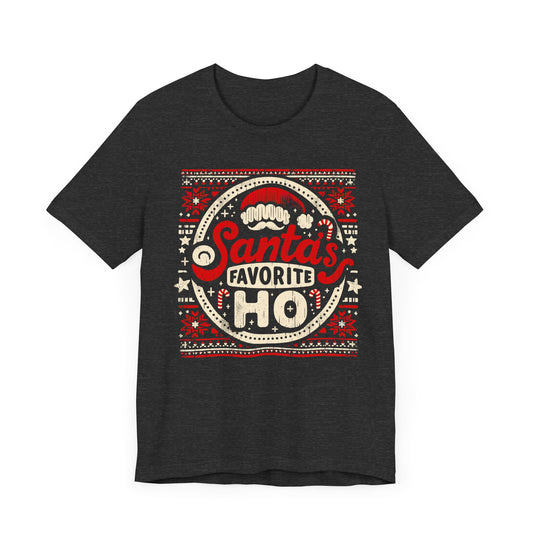 Vintage Santa's Favorite Ho Christmas T-Shirt