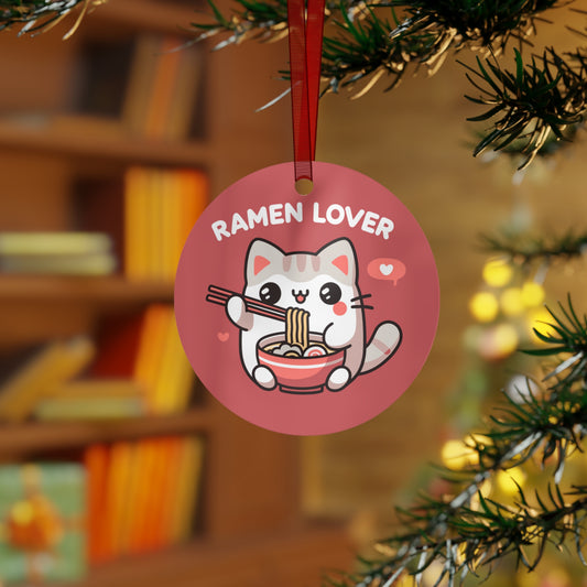 Cat Ramen Lover Christmas Ornament