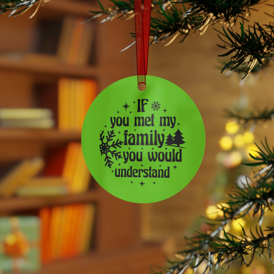 Family Introduction Christmas Ornament