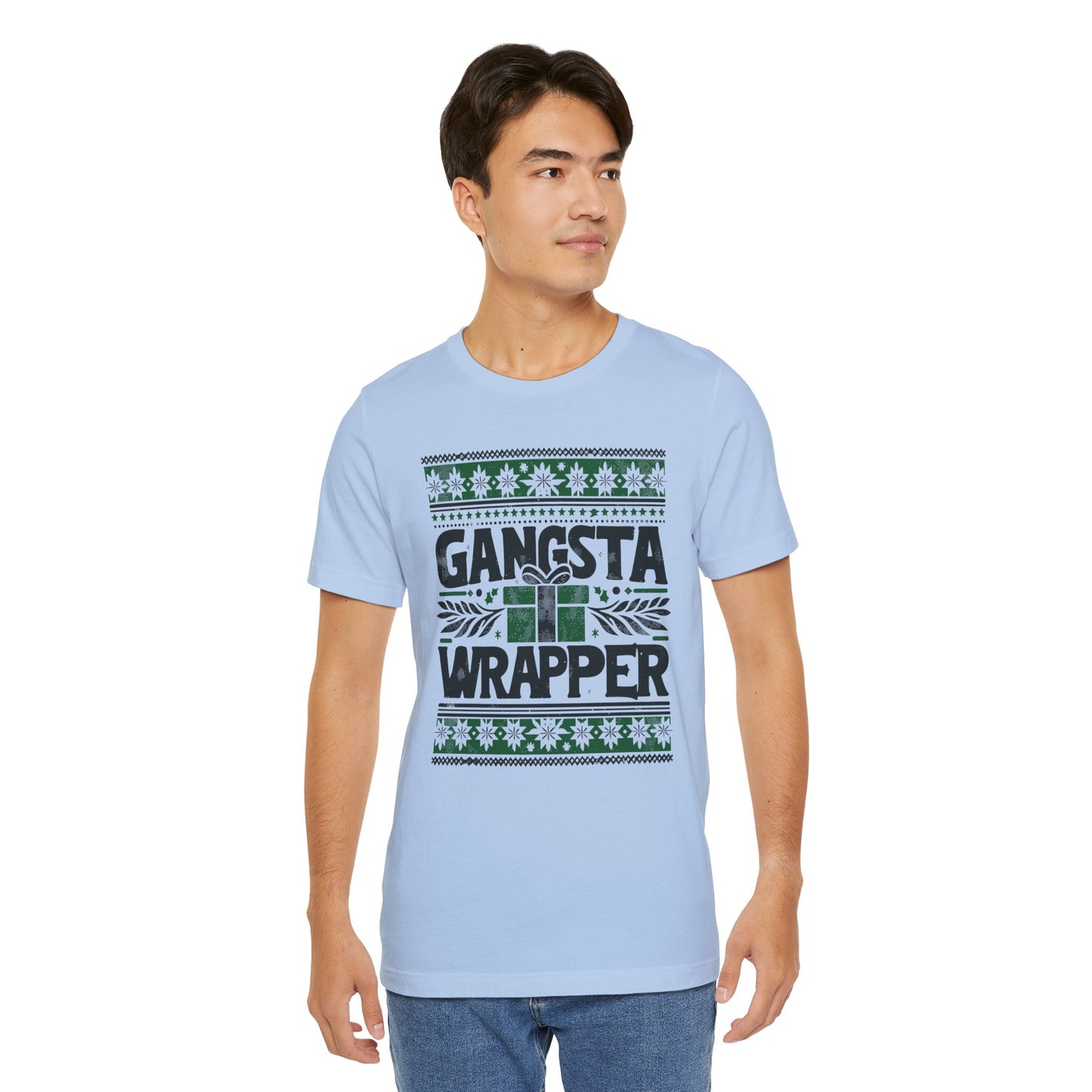 Vintage Gangsta Wrapper Christmas T-Shirt