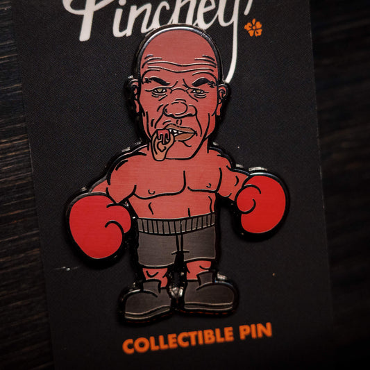 Mike Tyson Ear Bite Enamel Pin