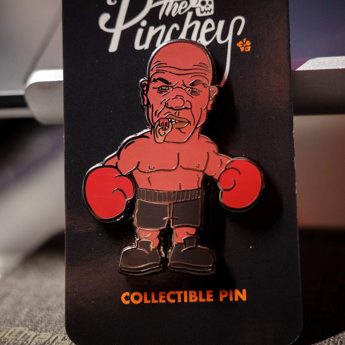 Mike Tyson Ear Bite Enamel Pin