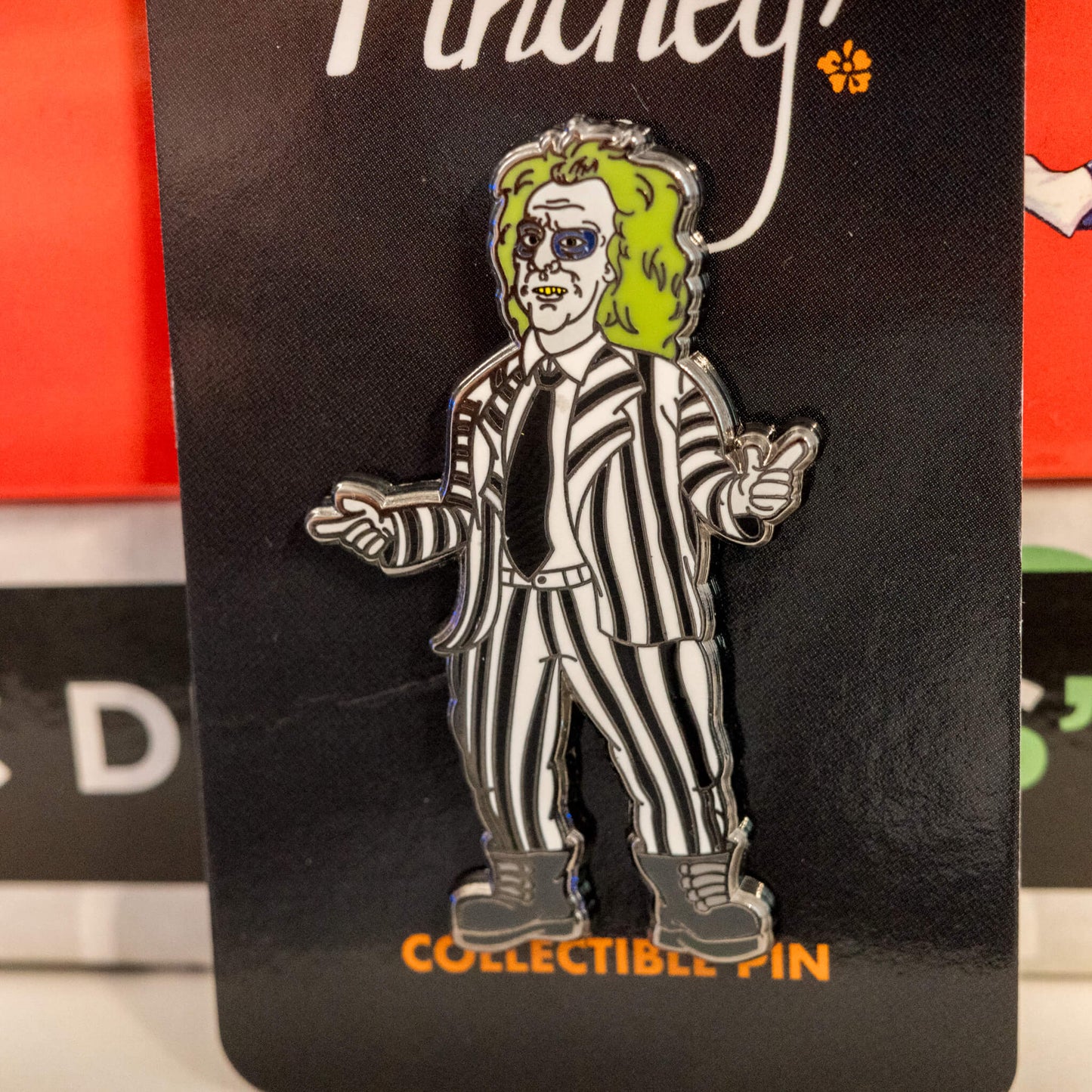 Beetlejuice Enamel Pin