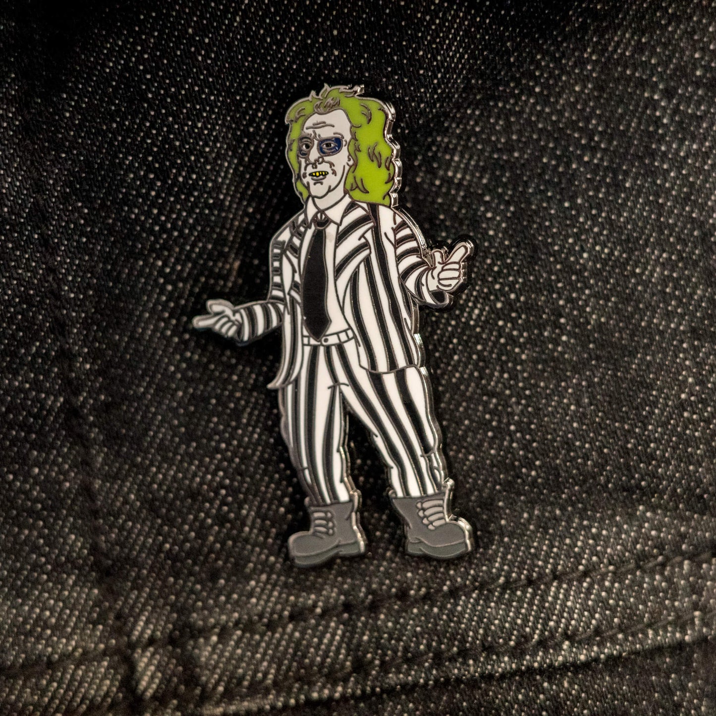 Beetlejuice Enamel Pin