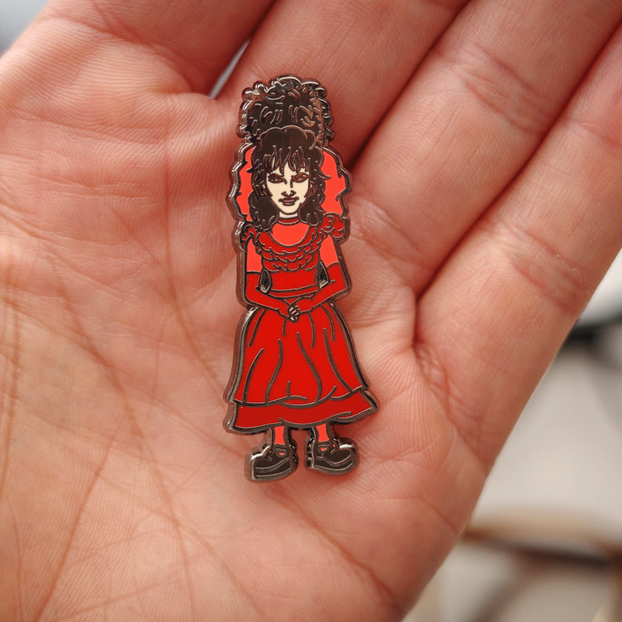 Beetlejuice Bride Enamel Pin