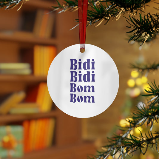 Selena's Bidi Bidi Bob Bom Christmas Metal Ornament